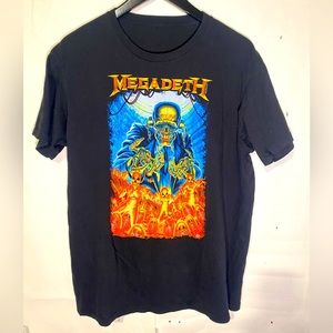 Megadeath rock band t-shirt men’s size large